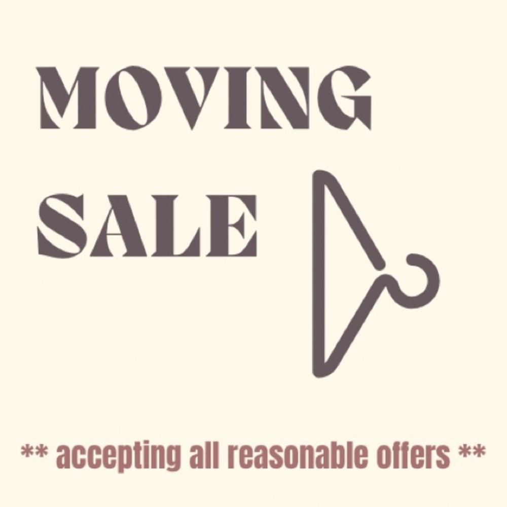 MOVING SALE !!!